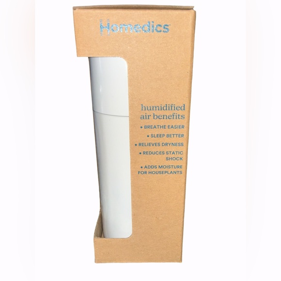New HOMEDICS Portable Ultrasonic Humidifier Breathe Better White
New in Box - Picture 4 of 4